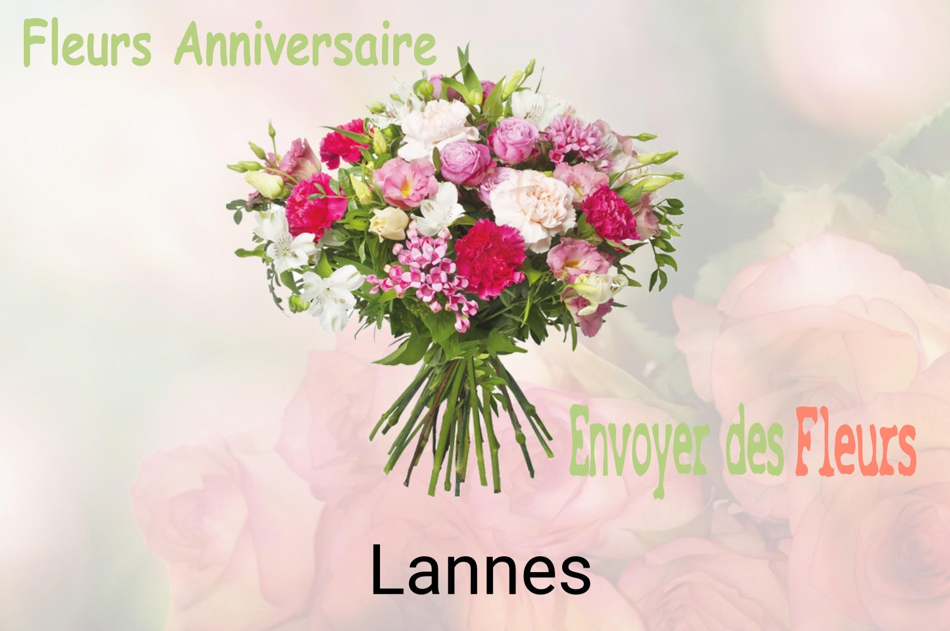 Bouquet de fleurs d’anniversaire livré à Lannes